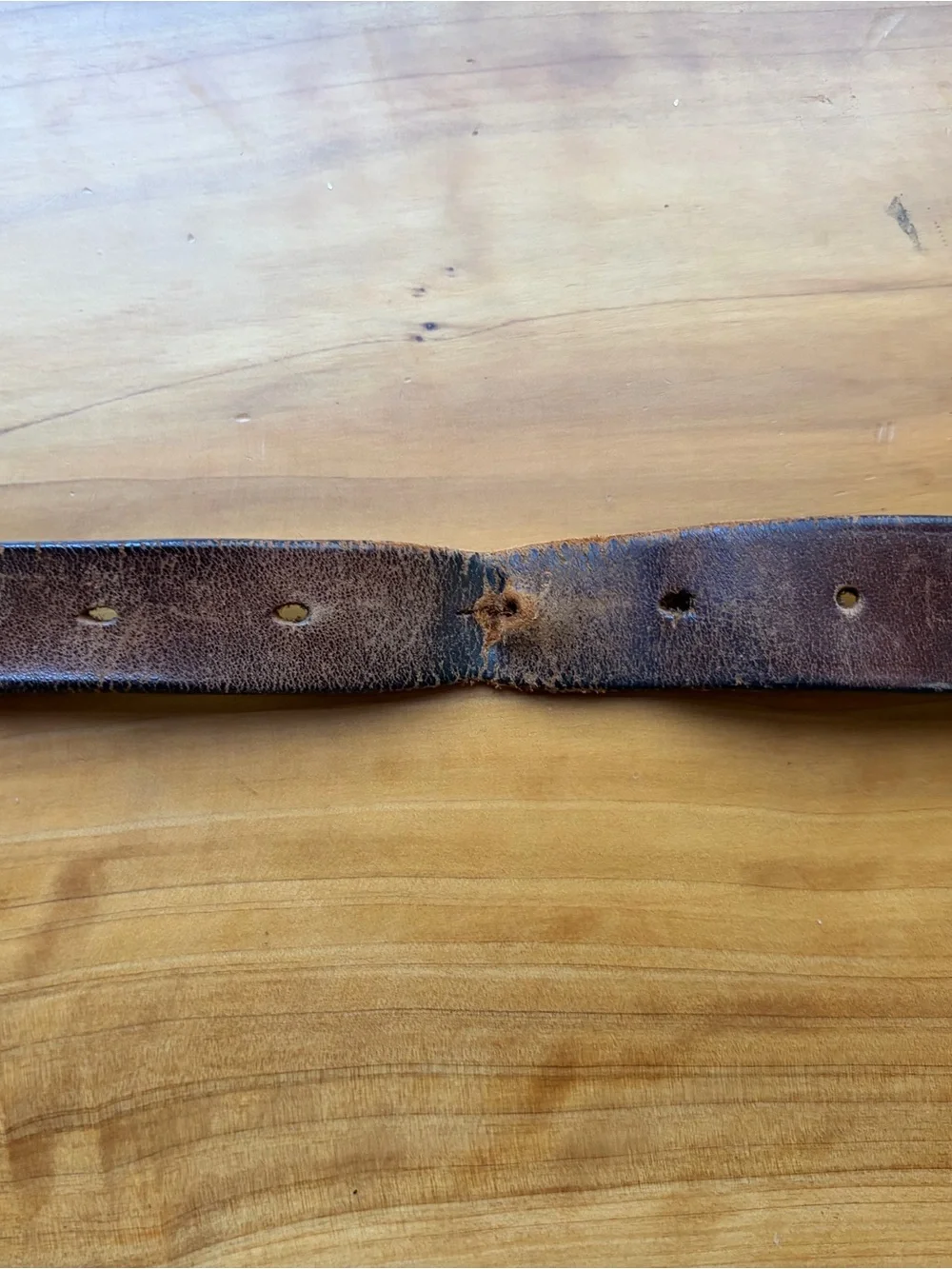 Men's Brown Leather Belt - Classic Casual Style